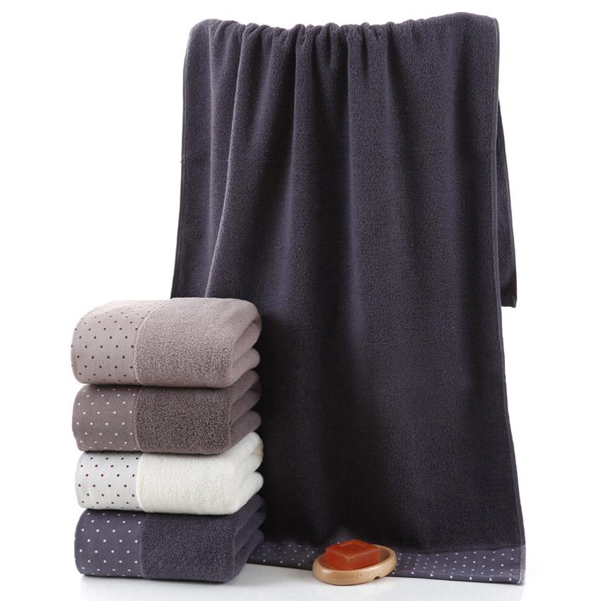 Stort bomuld badehåndklæde tykke håndklæder hjem badeværelse hotel til voksne børn badhanddoek toalha de banho serviette de bain