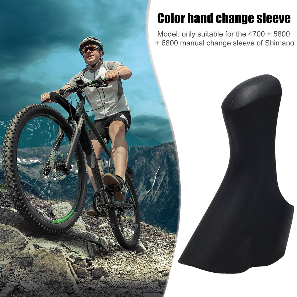 Palanca de cambios para bicicleta de carretera cubierta de soporte de palanca de freno de silicona elástica, palanca de cambios bicicleta para Shimano , accesorios de repuesto para ciclismo