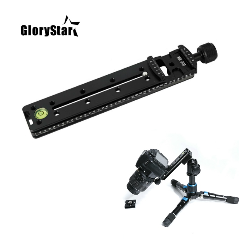 Slide Rail Rrs Lange Quick Release Plaat Klem Lange-Focus Zoom Lens Ondersteuning Holder Bracket Voor Arca Swiss Statief camera Balhoofd