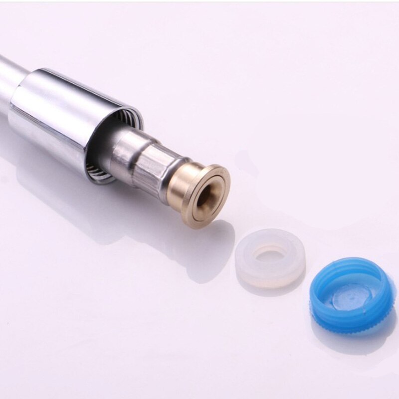 1.5m 2m PVC Shower Hose For Bath Hand Shower Head Flexible PVC Shower Hose Smooth Silver High Pressure Flexible Hose