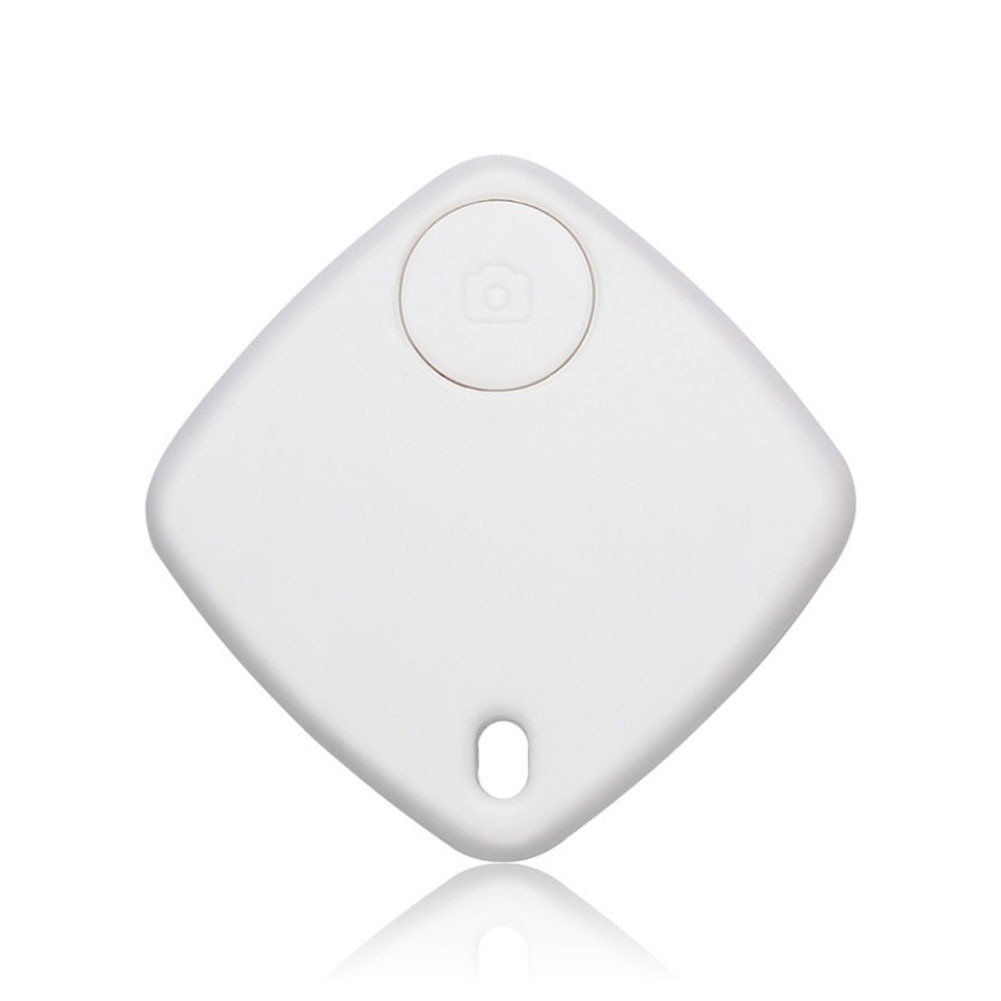 Zwei Weg Alarm Schlüssel Finder Bluetooth Tracker Keyfinder GPS Kinder Tasche Brieftasche Schlüssel Finder GPS Tag Locator Erinnerung: White