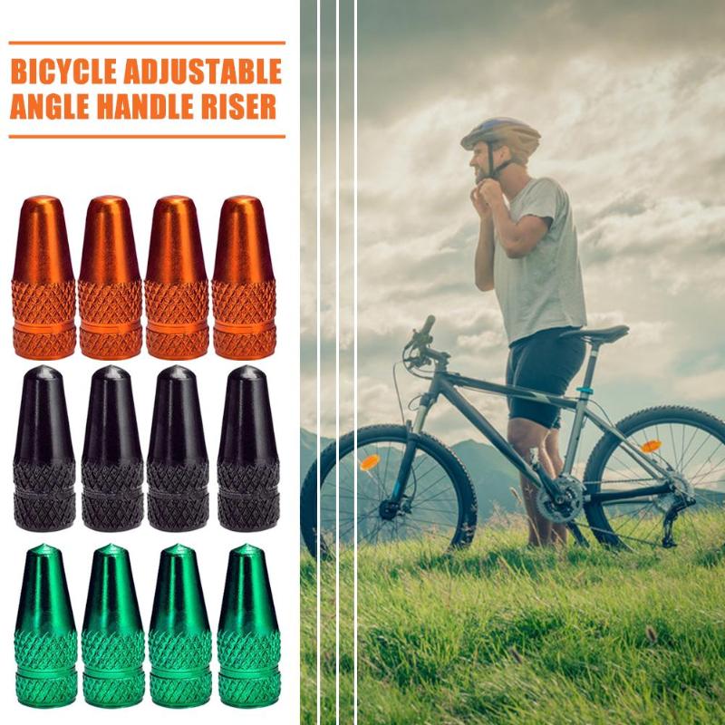 12 Stuks Aluminium Mountainbike Ventieldopjes Mtb Fiets Tire Wheel Stem Franse Air Ventieldopjes Cover Adapter Fiets accessorie