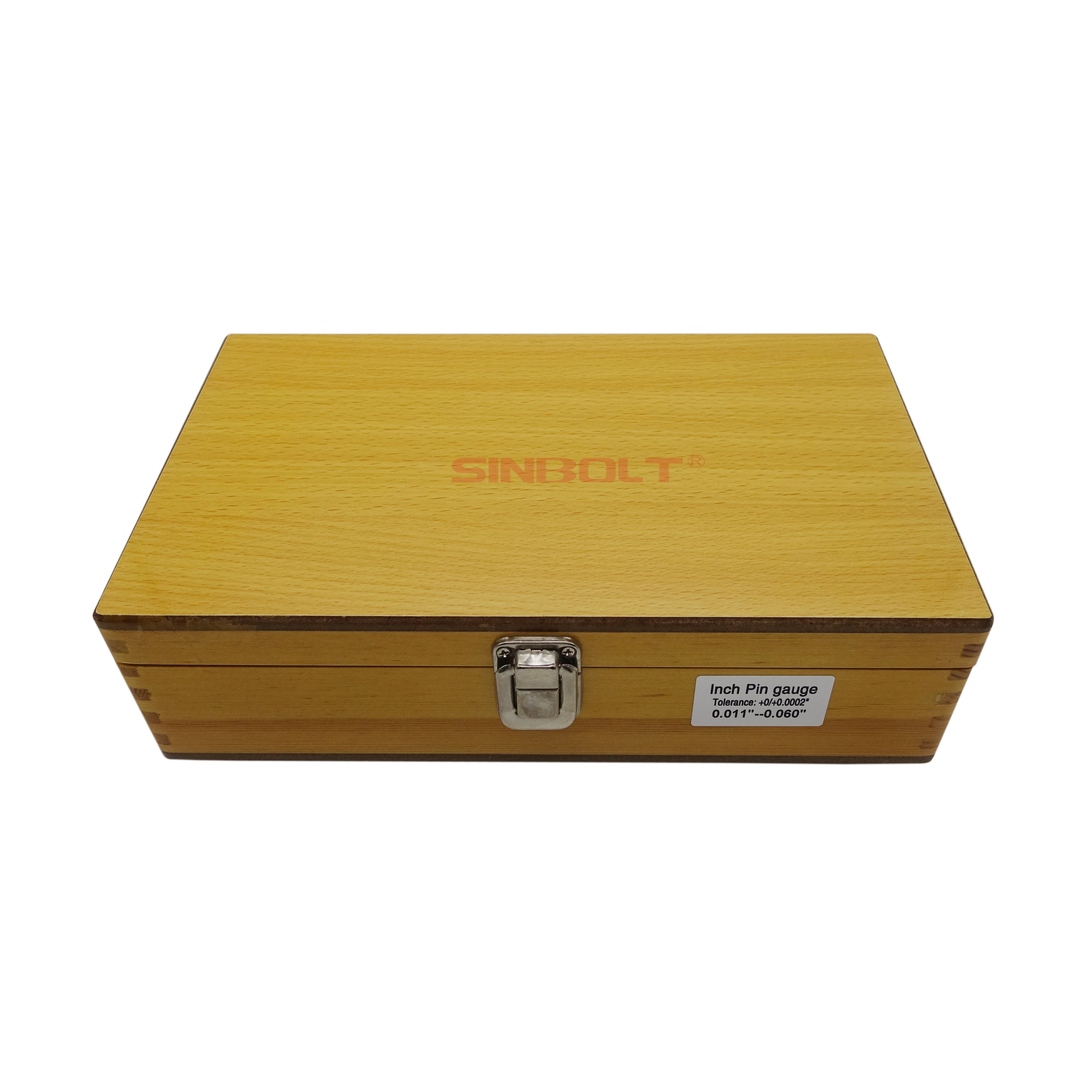 Pin Gauge/Inch Pin gauge(0.011"---0.060")/50 PC. Pin Gage Sets/Plus (+) 0 .0002" TOLERANCE