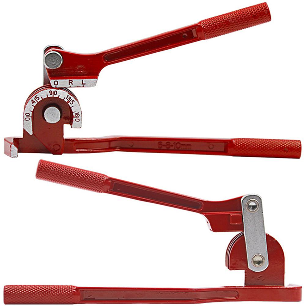 Doblador Manual de tubos de 180 grados, herramienta de codo de ahorro de esfuerzo, 6mm / 8mm/10mm, tubo de aluminio/tubo de cobre de 260mm