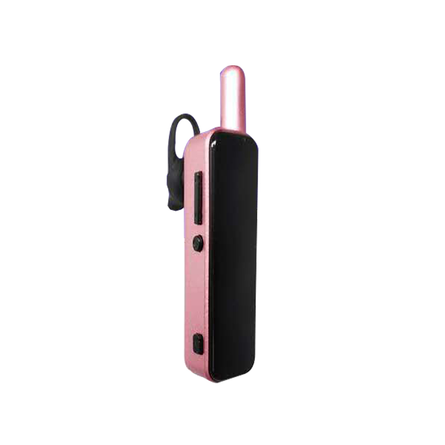 Auricolare bluetooth senza fili walkies-talkies piccole radio appeso tipo di orecchio ristorante parrucchiere salone di bellezza negozio mini walkie talkie: 1pcs pink