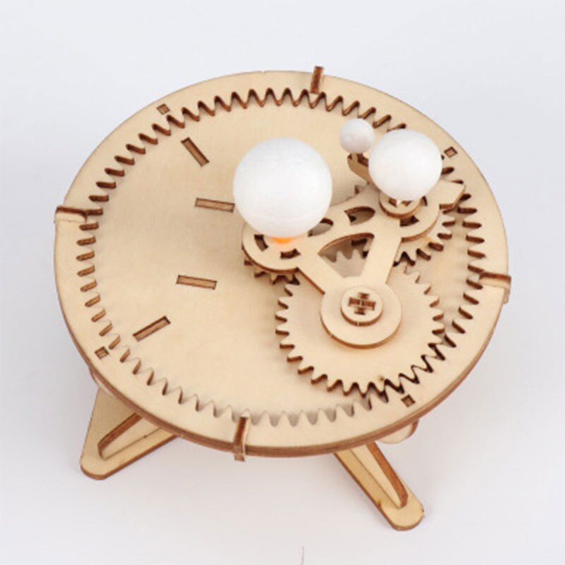 Sistema Solar para niños, modelo de astronomía, sol, tierra, Luna, Planeta, experimento, juguete educativo para niños, Kit eléctrico escolar