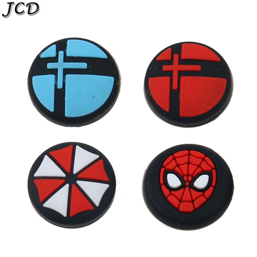 JCD 4pcs Silicone Caps For Nintend Switch NS Joy-Con Joystick Cover Thumb Stick Grip Cap For Joy con Controller Analog Stick Cap: 21 22 23 24 each 1