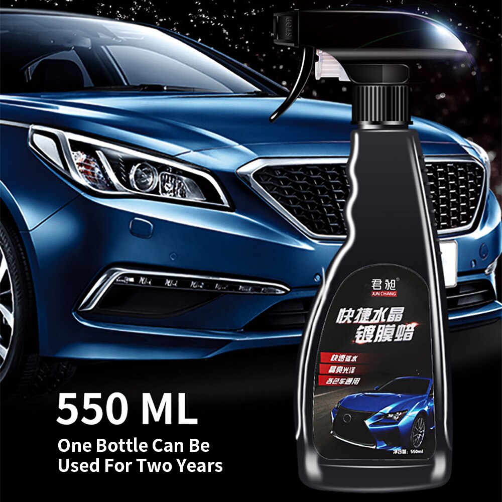 550ml Car Ceramic Coating Polishing Crystal Plating Spray Sealant Wax Waterproof Nano-Coating Wax Car Paint Maintenance Agent
