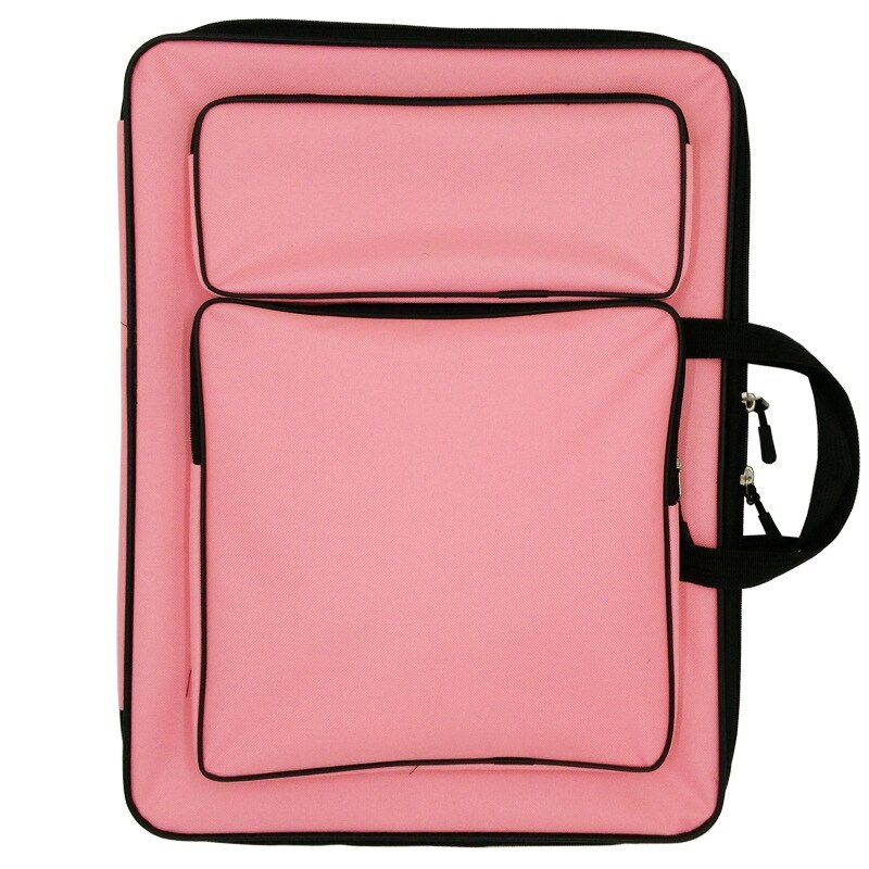Multifunctionele Reizen Schets Tas Voor Schetsen Gereedschap Kunstenaar Canvas Schilderijen Art Supplies Schouders Rugzak Schilderen Zak 8K: pink