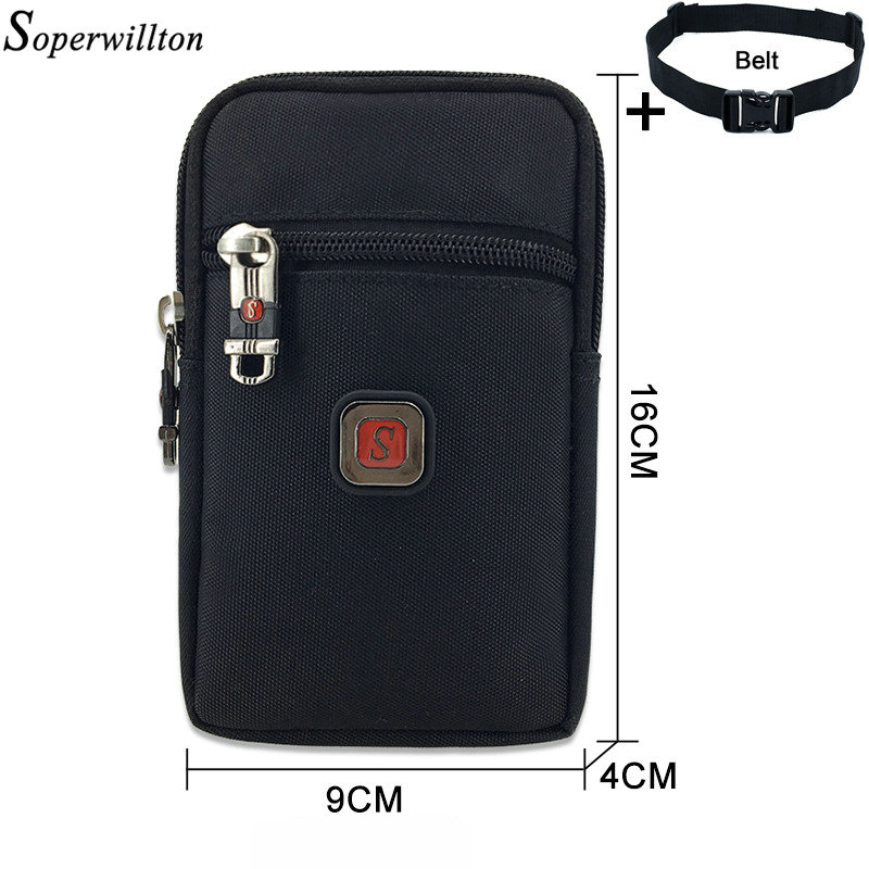 Soperwillton saszetka na pasek talii pakuje piterek telefon torba Wateproof 1680D Oksford gąbka ochrona mężczyźni kobiety mężczyzna kobieta #806: Waist torba i Belt