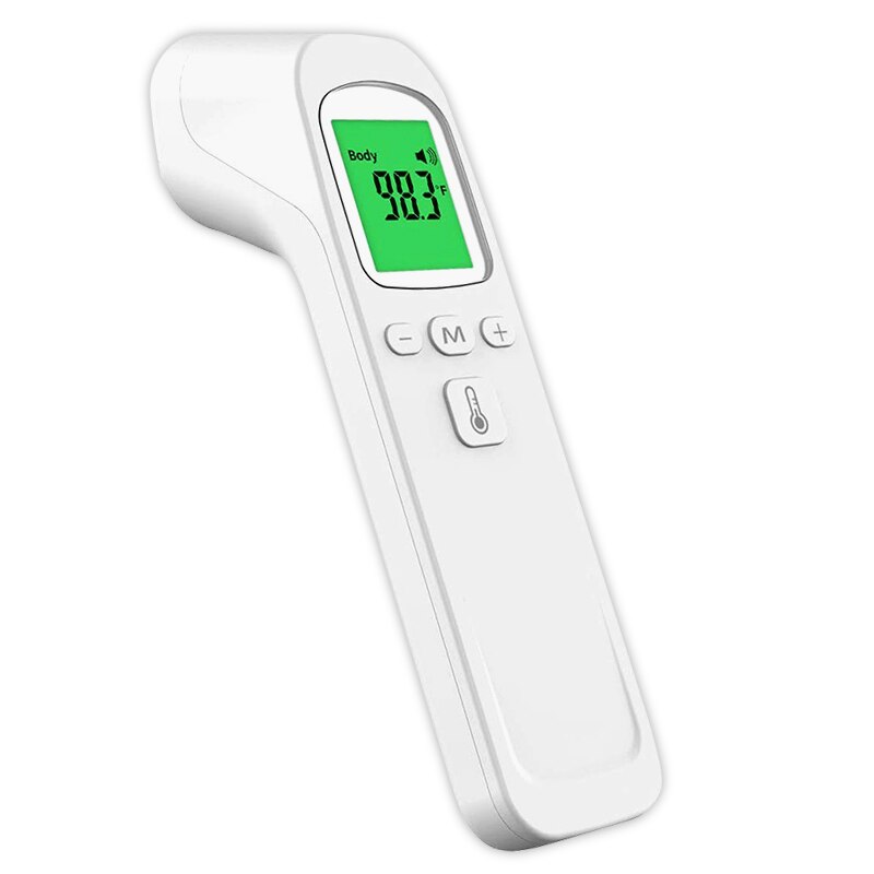 thermometer gun forehead digital thermometer forehead temperature gun alarm lcd digital infrared forehead thermometer gun infrar: Default Title
