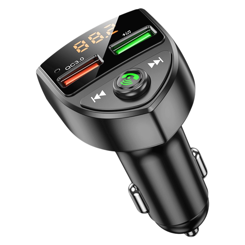 C8 QC 3.0 Bluetooth 5.0 FM Transmitter MP3 Player Car Bluetooth Hands-Free Fm Bluetooth Transmitter