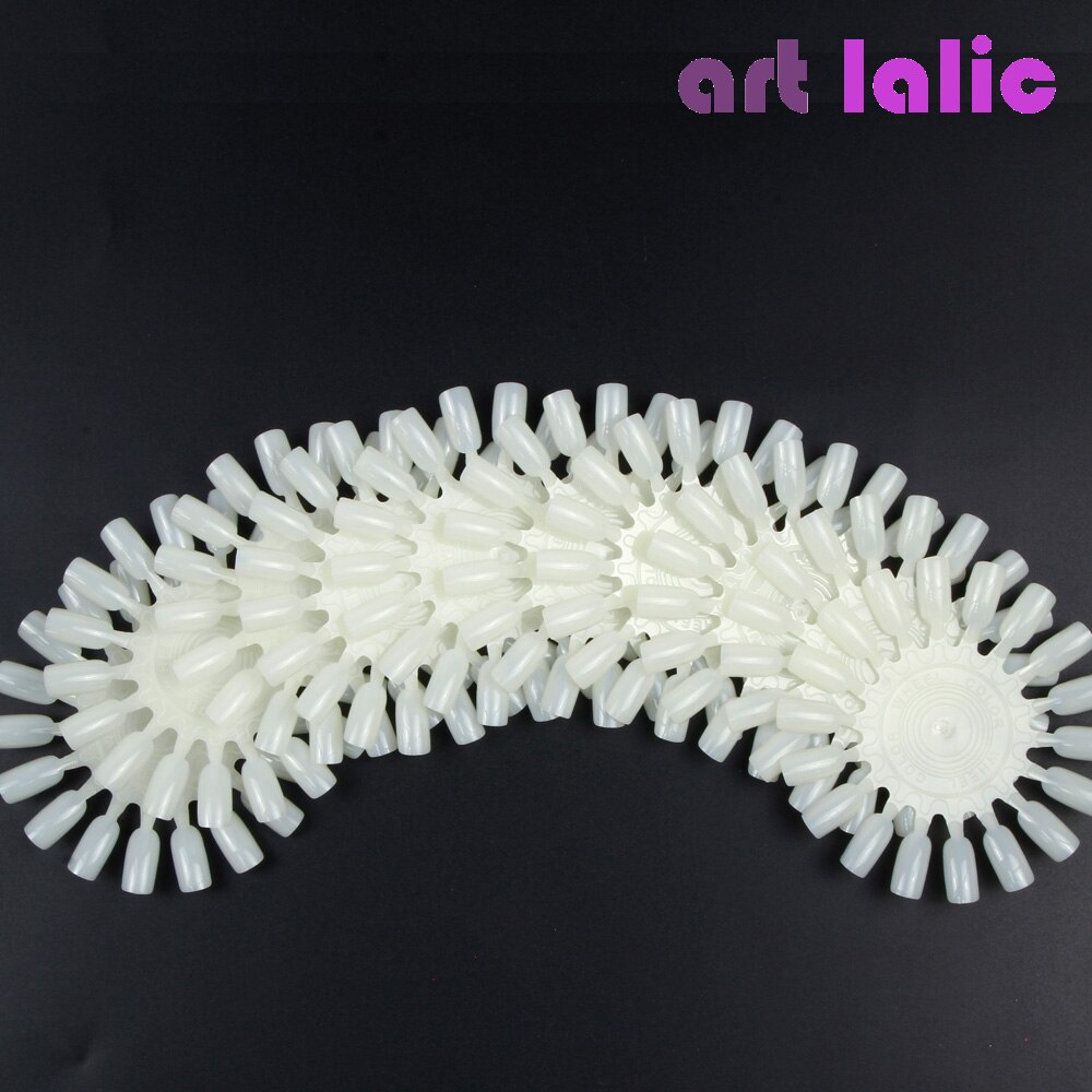 10 stuks oefenset met tips voor nepnagels, natuurlijke/transparante nagellak, uv-gel display, ronde wieltjes, nail art manicure tools