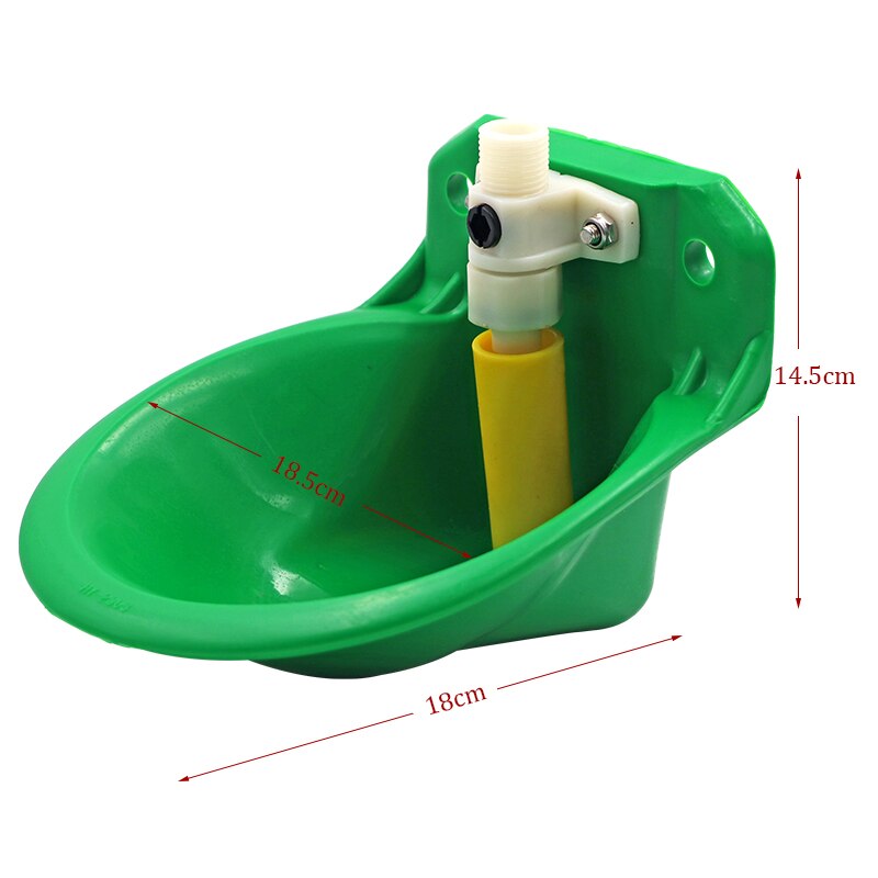 Abreuvoir automatique en cuivre pour mouton et chèvre, fontaine à eau de , équipement d&#39;alimentation pour bétail, mouton, chien, animaux de ferme: Plastic valve bowl