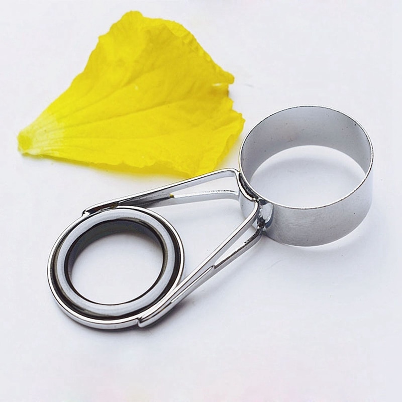 7Pcs Fishing Rod Guides Tip 7 Sizes Telescopic Tip Repair Kit Line Rings Eyes Set