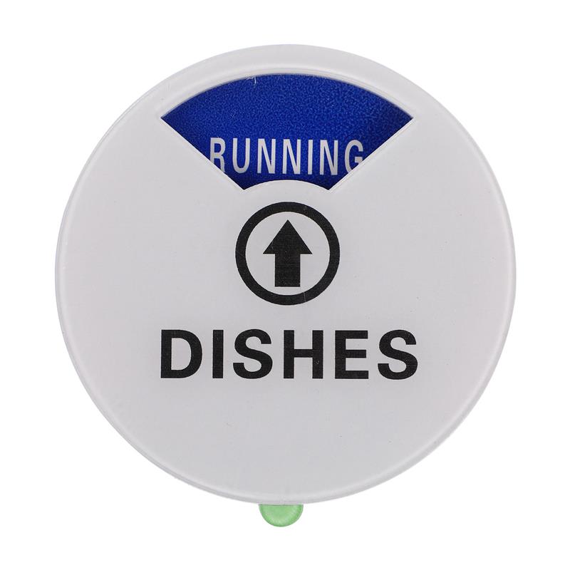 Sign Dishwasher Clean Magnet Dirty Indicator Washer Dish Kitchen Stickers Reversible Plate Necessities Cleaning Dishes Machine: WHITE
