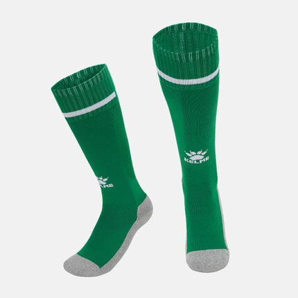 KELME-calcetines de fútbol para niños, medias deportivas transpirables por encima de la rodilla, para competición, entrenamiento, baloncesto, 8101WZ3001: Green Socks