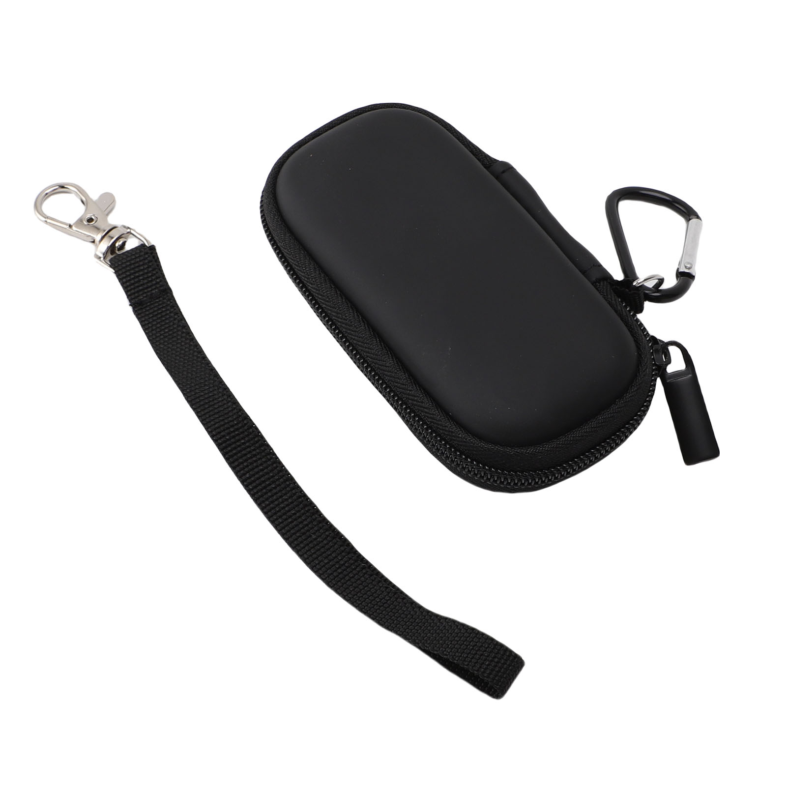 Hartschalen-Tragetasche, passend für KardiaMobile, Reisetasche, rund, tragbar, mit Riemen, Kletterschnalle für Sport