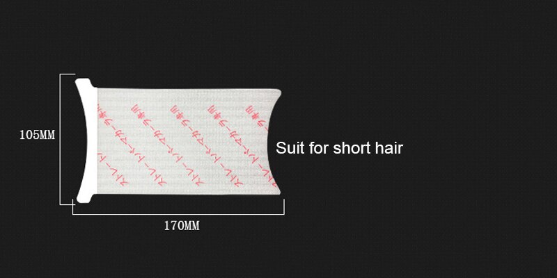 50 stk/sæt pro salon hårfarve papir hule genanvendelig og holdbar frisør highlight farve væv ark styling værktøj  un616: Rosenrød