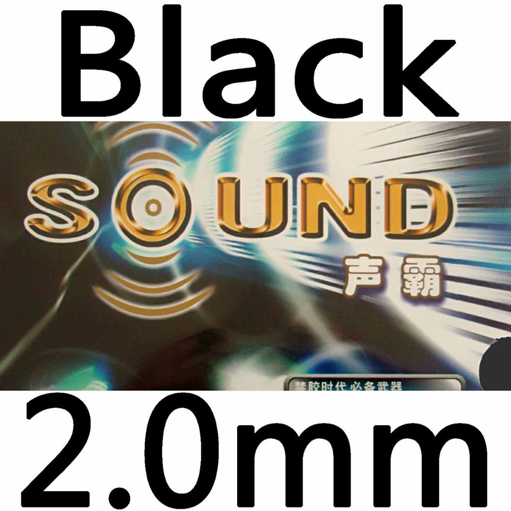 KTL sonido rápido (sonido rápido), tenis de mesa (pimpón), goma con esponja: black 200