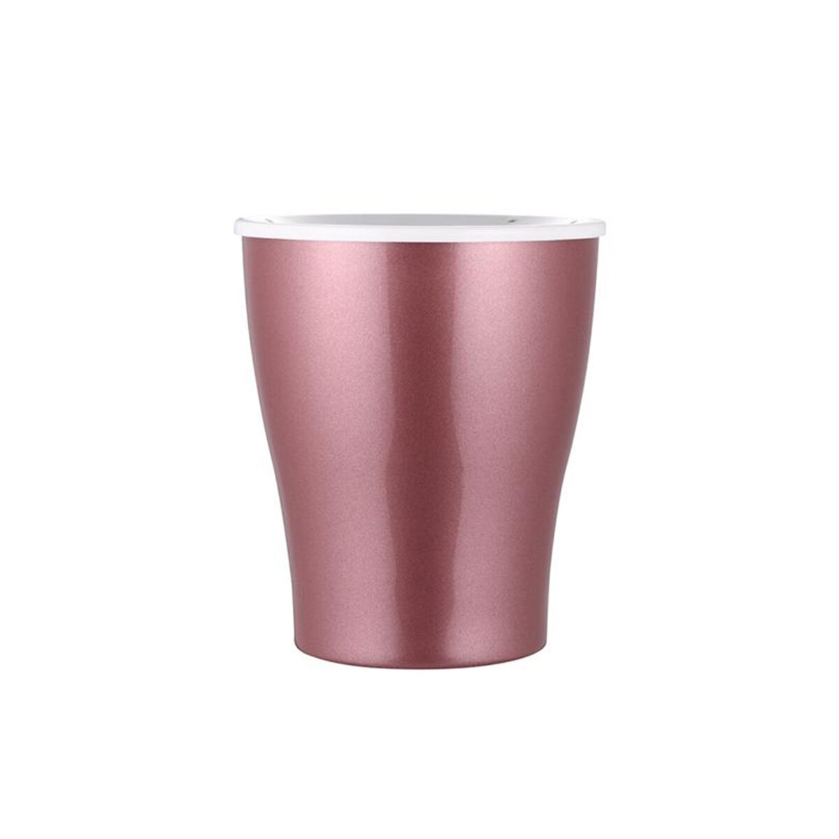 Goud Zilver Rose Goud Bloempot Self Watering Absorberen Bloem Plant Lui Gesimuleerde Metalen Potten Voor Yard Garden Outdoor Living: Rose gold   small