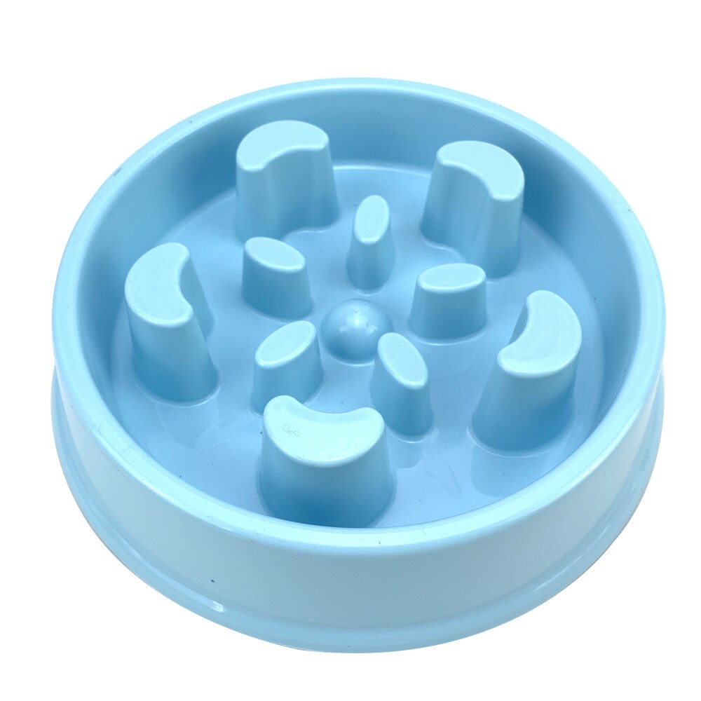 Draagbare voerbak voor honden, voerbak voor puppy's, voerbak voor langzaam eten, voerbak voor katten, hondenbenodigdheden van plastic: 2-3