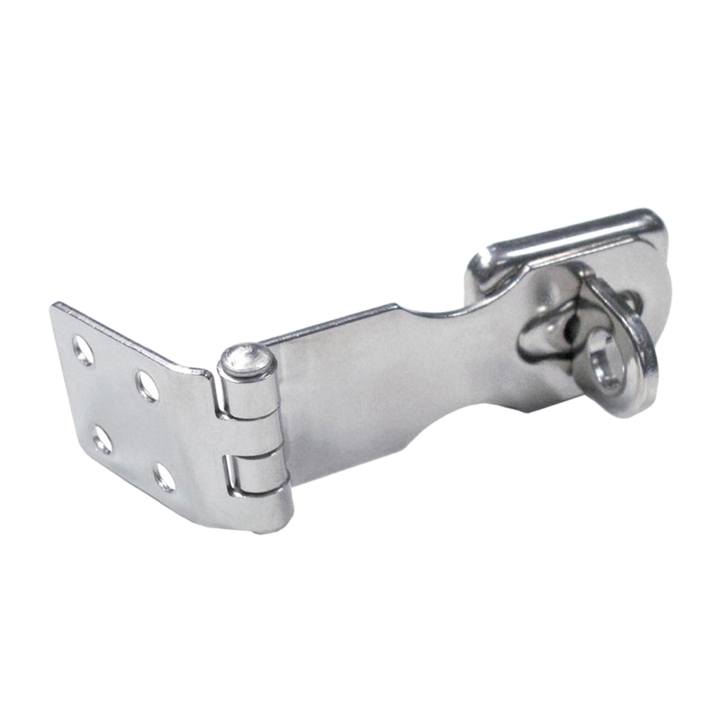 Marine Boat Stainless Steel Safety Hasp, Swivel Door Clasp, 70mm