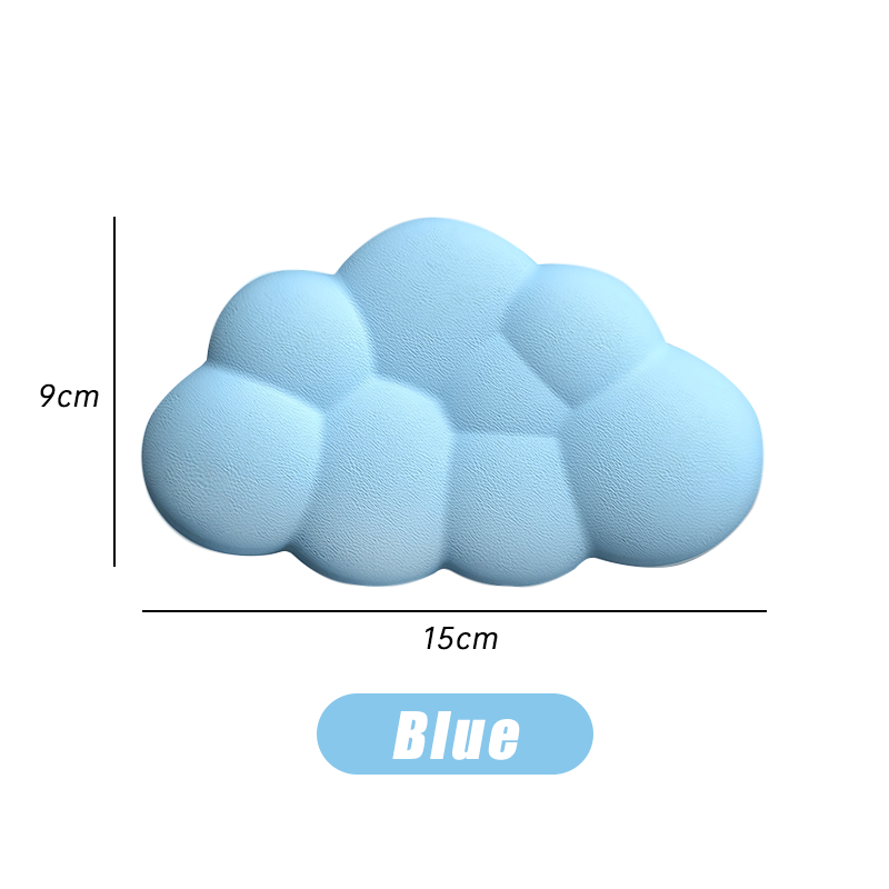 Wolken bilden Handballen auflage Anti-Rutsch-Schreibtisch matt Erinnerung Schaum Handballen auflage Ergonomisches Mauspad Eingabe Handballen auflage Büro zubehör: HIMMELBLAU