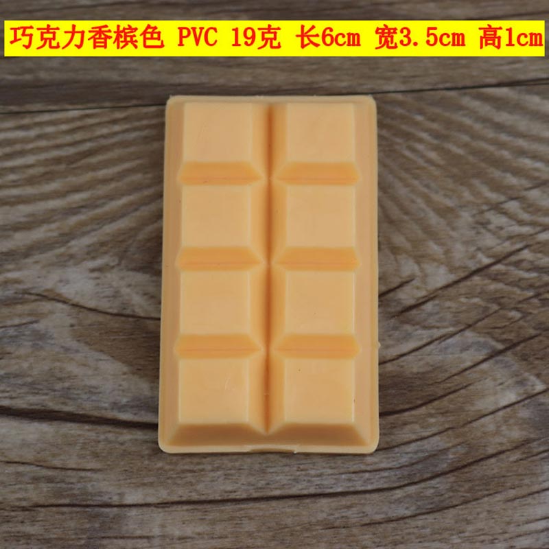 Kunstig mad pvc chokolade chip cookies diy kage fest butik vindue dekoration: Champagne