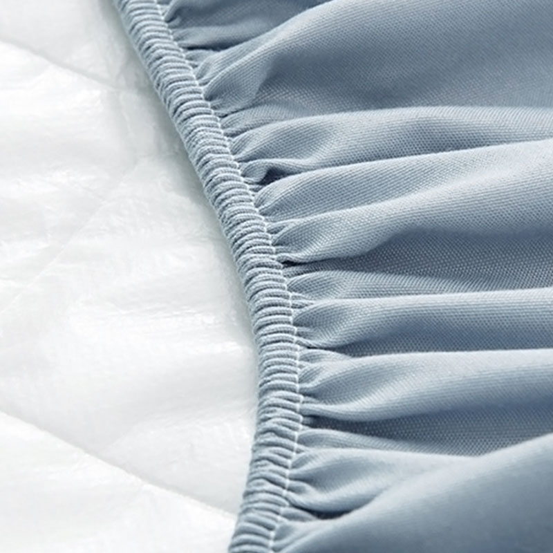 Effen Kleur Gewatteerde Reliëf Waterdichte Matrasbeschermer Hoeslaken Stijl Cover Voor Matras Dikke Zachte Pad Voor Bed 4 Maten