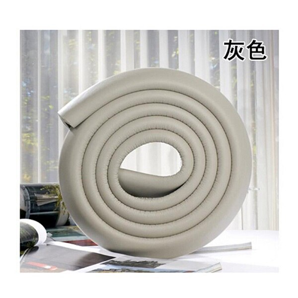 Productos de seguridad para niños y bebés, borde de mesa de vidrio, tira de protección de muebles, barra de choque de terror, parachoques de espuma, Protector de colisión de 200cm: gray
