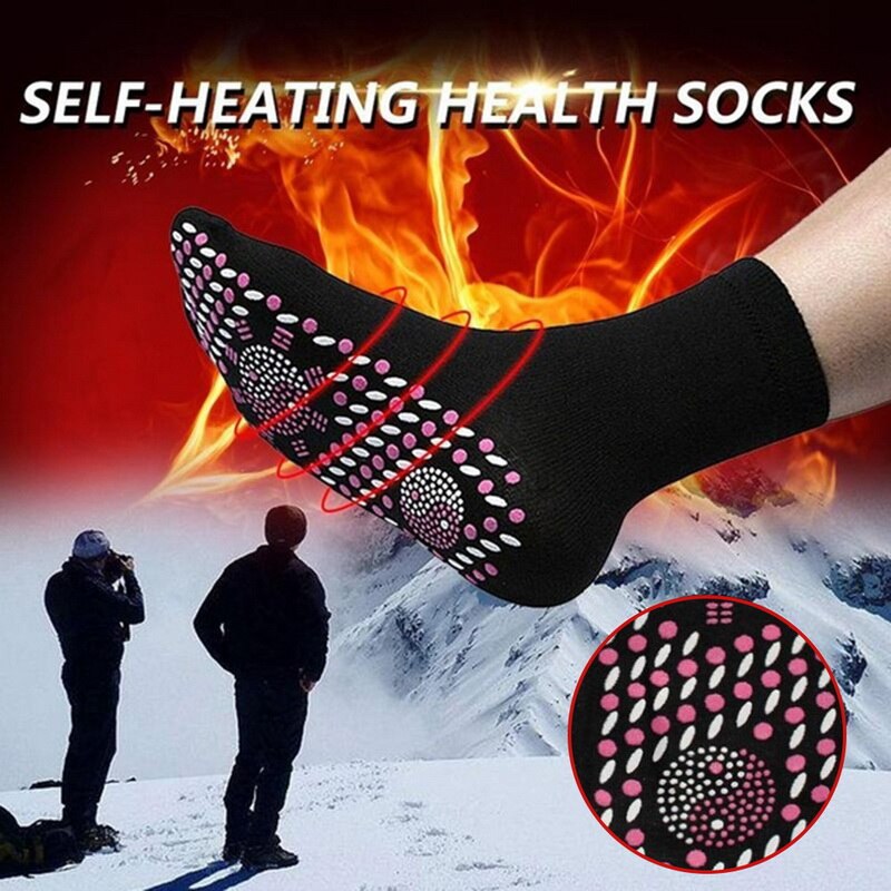Zelf Verwarming Magnetische Sokken Vrouwen Mannen Tour Magnetische Therapie Comfortabele Winter Warm Massage Sokken