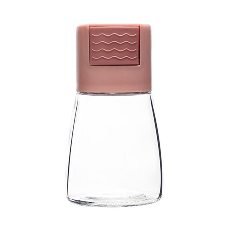 0.5g Metering Salt Shaker Push Sugar Bottle Spice Pepper Shaker Duster Salt Dispenser Seasoning Organizer Condiment Dispenser