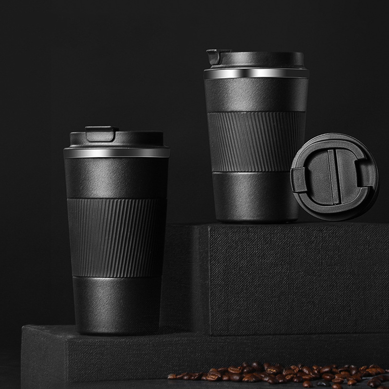 12/17 Oz Koffie Thermos Mok Dubbelwandige Rvs Draagbare Auto Reizen Tumbler Isolatie Thermische Koffiekopje om Te Gaan