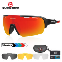 QUESHARK Fietsen Bril Gepolariseerde Fiets Bril Racing Eyewear Voor Mannen Vrouwen Sport Bril