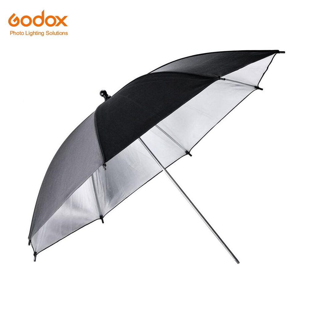 Godox 33 "84Cm Reflector Soft Paraplu Photo Studio Flash Light Korrel Black Silver Umbrella Reflecterende Paraplu