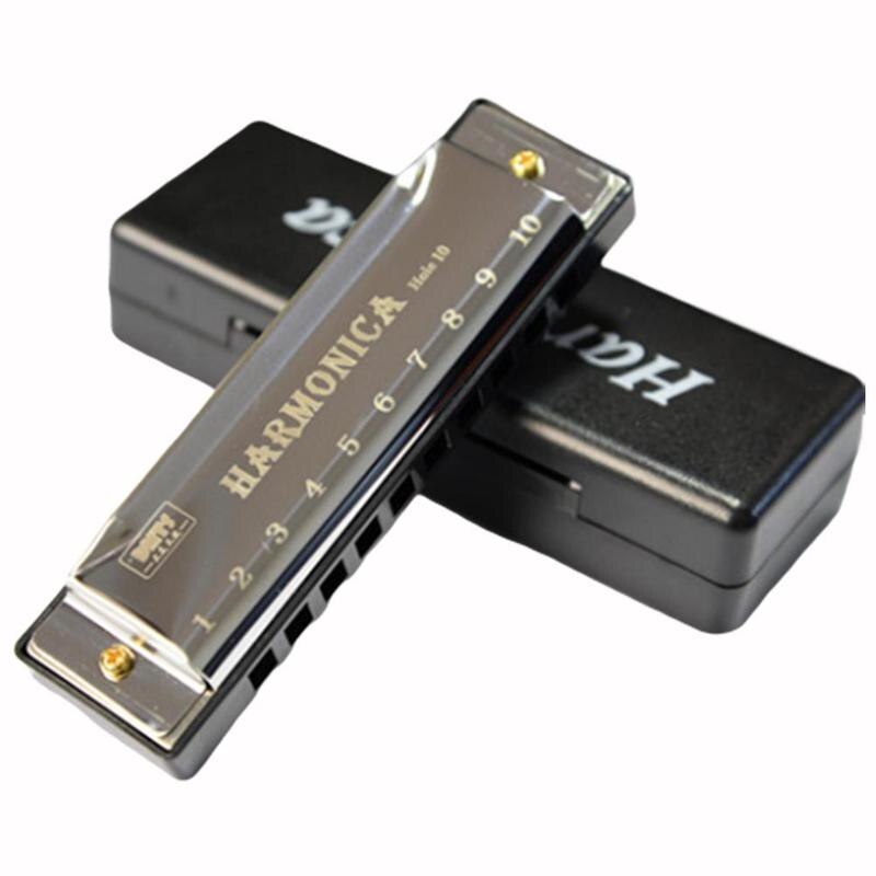Harmonica 10 Holes Harp 20 C Tone Diatonische Harp Key C Blues Jazz Band Mondharmonica Harp Vroege Onderwijs Baby muziek Gevoel Training: D