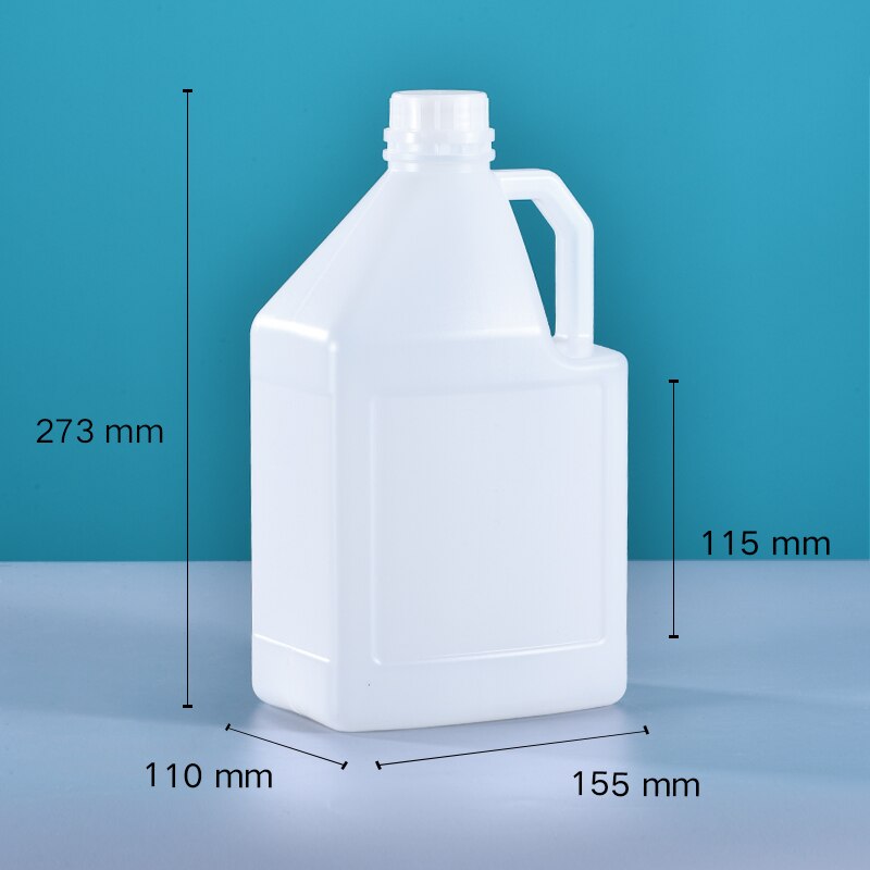 2.5 liter Food Grade plastic jerry can for water wine sauce Leakproof Liquid container Square Bottle Thicken 1PCS