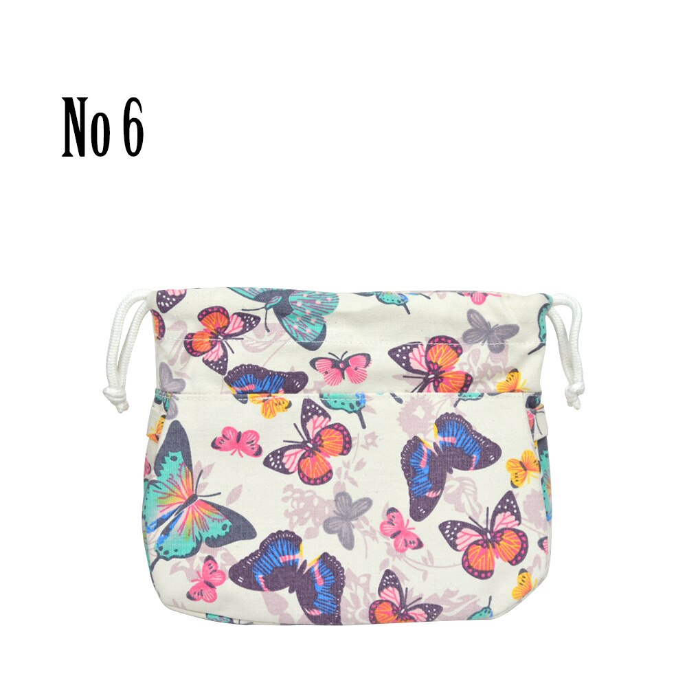 O Swing Drawstring Canvas Fabric Inner Pocket Lining for Obag Swing Handbag Insert O bag: No 6