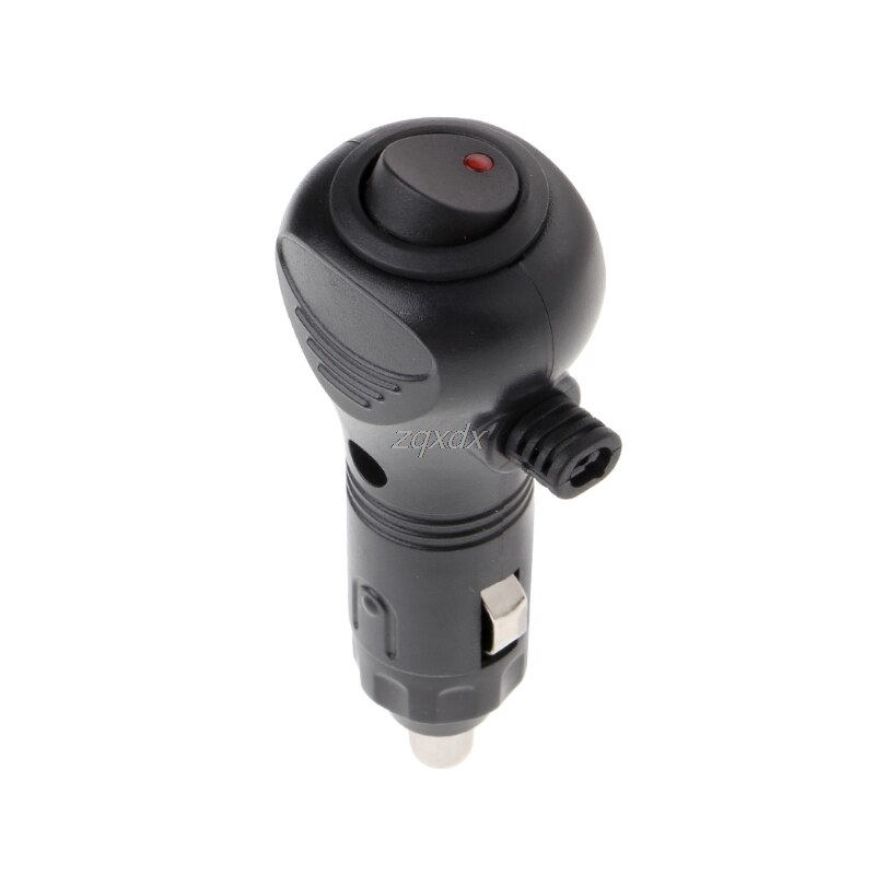 Car Cigarette Lighter Socket Plug Charger Connector LED On Off Switch 12V DC Whosale&amp
