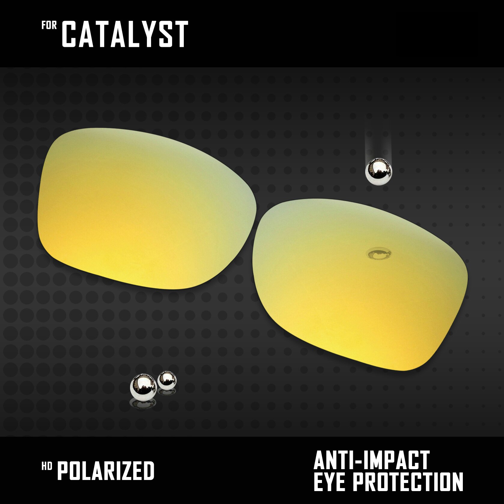 OOWLIT Lenses Replacements For Oakley Catalyst Sunglasses Polarized - Multi Colors