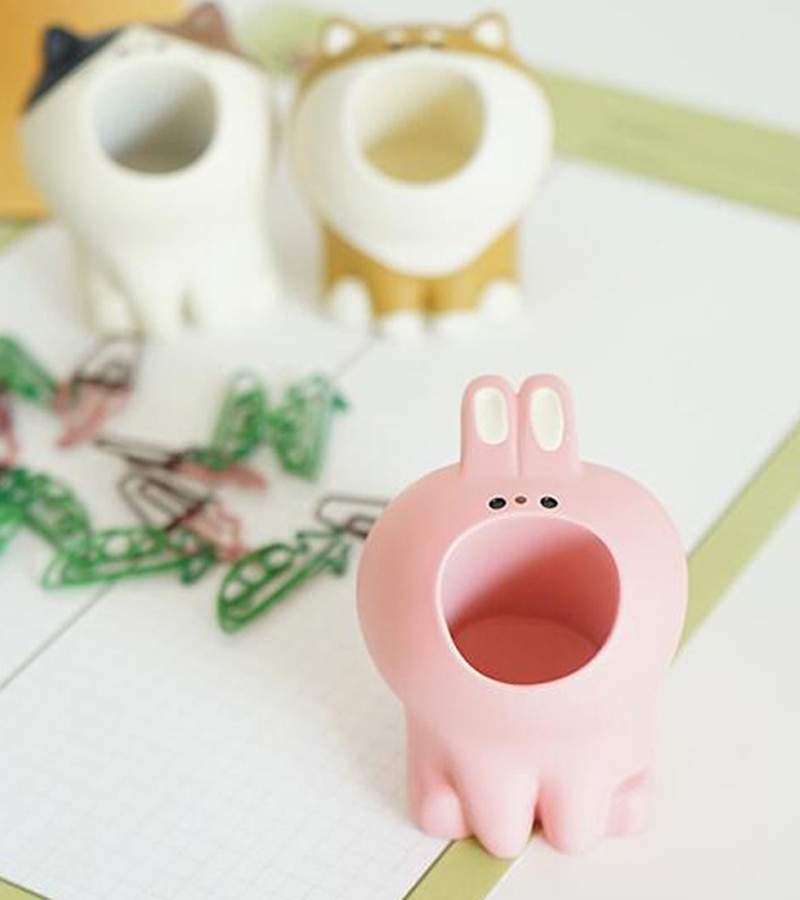 Cute Pen Holder Desk Organizer for Markers Storage Stand for Pens Organizer Pencil Holder for Desk Stationery Office Accessories