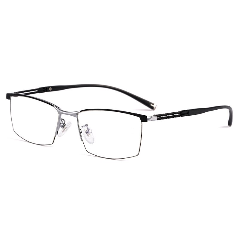 Montura de gafas de titanio puro para hombre, gafas graduadas de , a la , estilo de negocios, T8605T