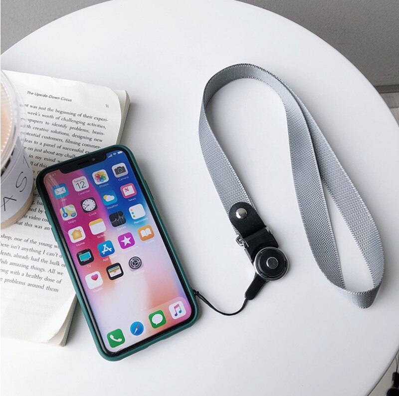 1 Pcs Universele 44 Cm Telefoon Strap Sling Lanyard Crystal Parel Opknoping Draagbare Mobiele Telefoon Case Touw Kaart Pak touw: Overigen
