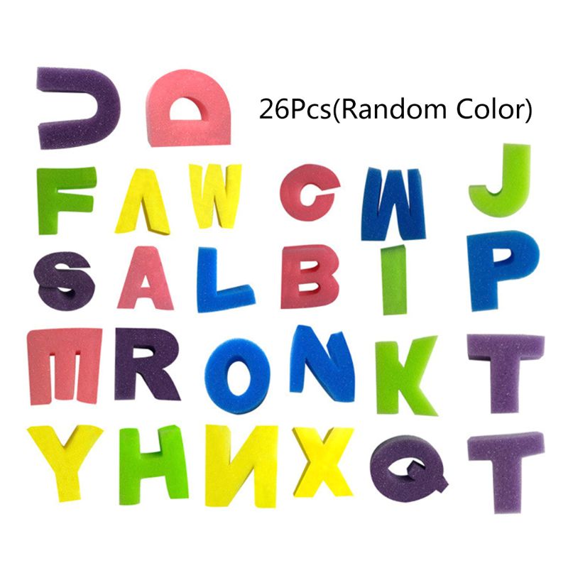 26 Pcs Hauptstadt Buchstaben Schwamm Schaum Zeichnung Alphabete Malerei Kunst Graffiti Werkzeuge Kinder Früh Pädagogisches Spielzeug