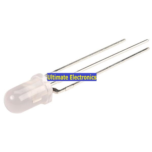 1000pcs F5 red and blue fog Common Cathode/Anode 5MM LED light bulb fog double color round top dissfused