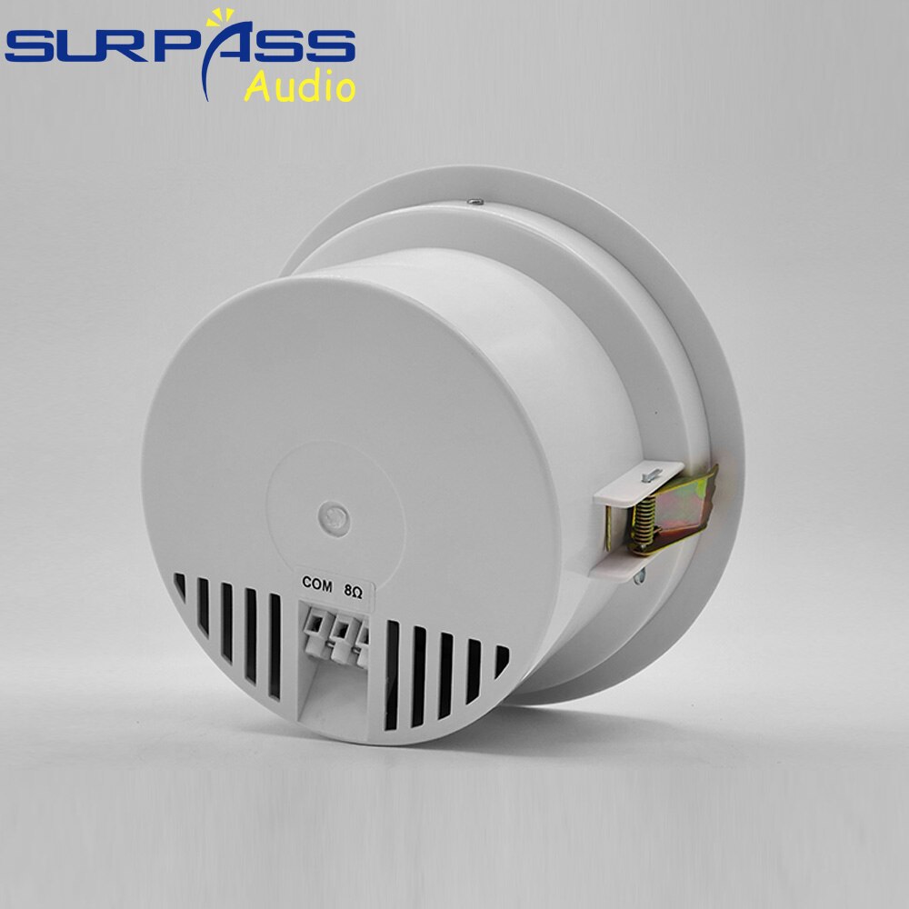 PA System Ceiling Speaker Public Broadcast Background Music 6.5&quot; Home Audio HiFi Stereo Sound Coaxial Loudspeakers Supermarket