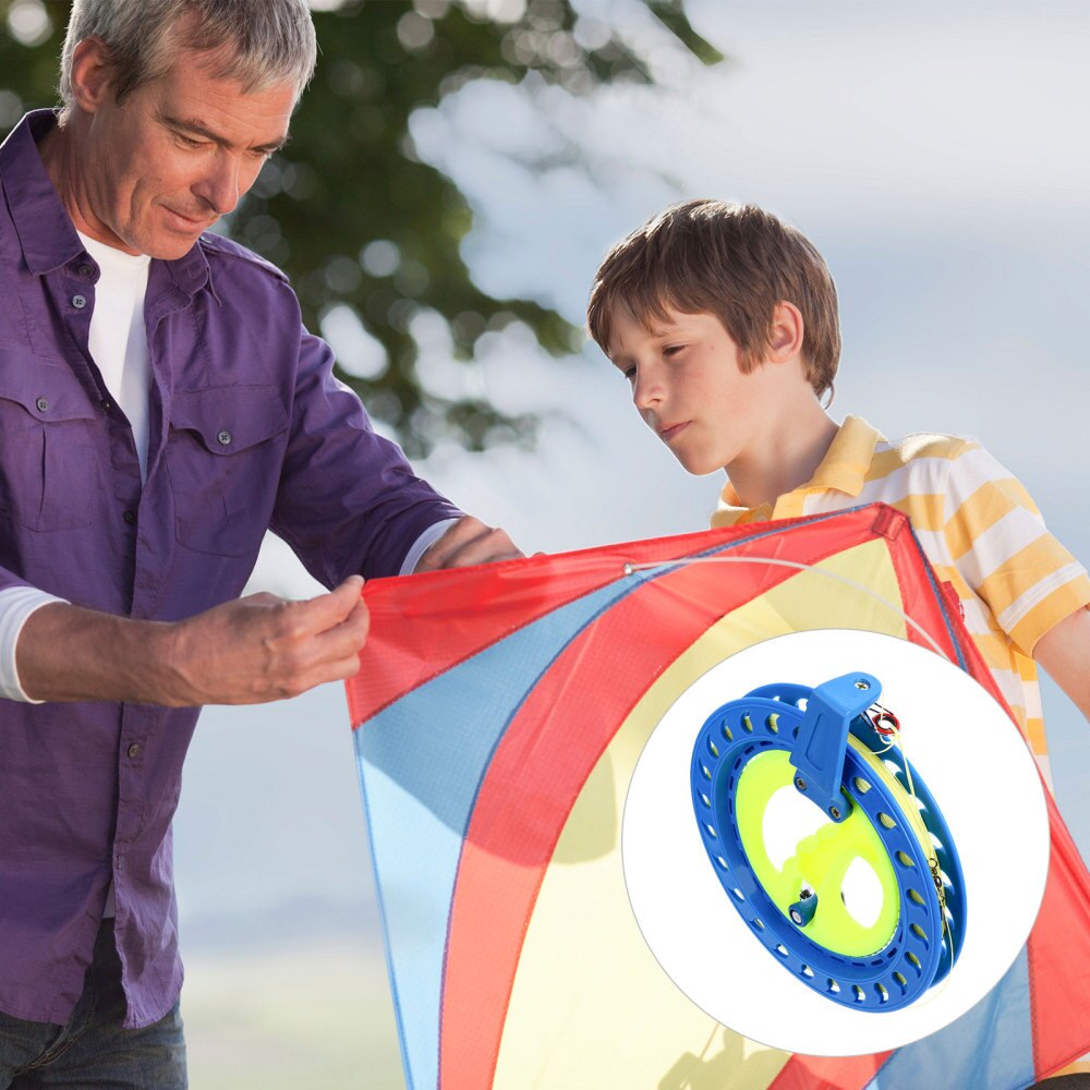 Kołowrotek nawijacz zewnętrzny linka robić latawca koło ręczne nawijanie kołowrotka z linią 200m