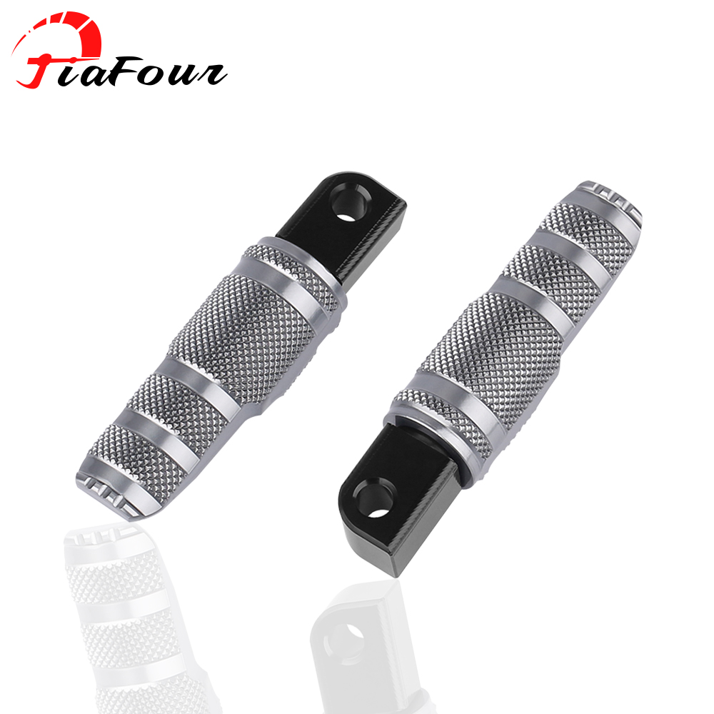 FIT For GSX-R1000 GLADIUS 400 GIXXER GW250 DR 250 300 XCR300 Accessories Rear Passengers Footrests Foot Rest Foot Pegs Pedal: GRAY