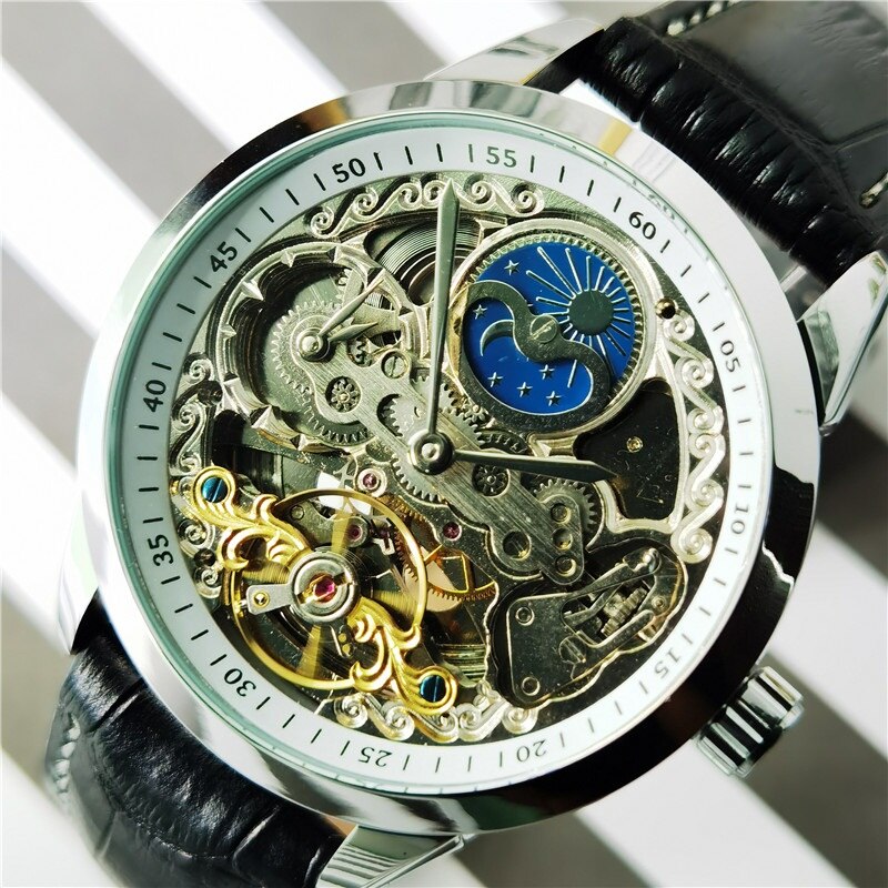 FORSINING Mannen Horloge,Luxe Mens Militaire Automatische Mechanische